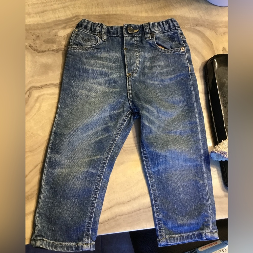 Baby Boy Burberry Jeans 100% Authentic 18 Months
